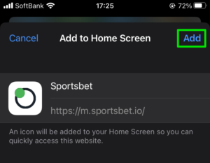 スポーツベットアイオー iOSアプリ ダウンロード手順11